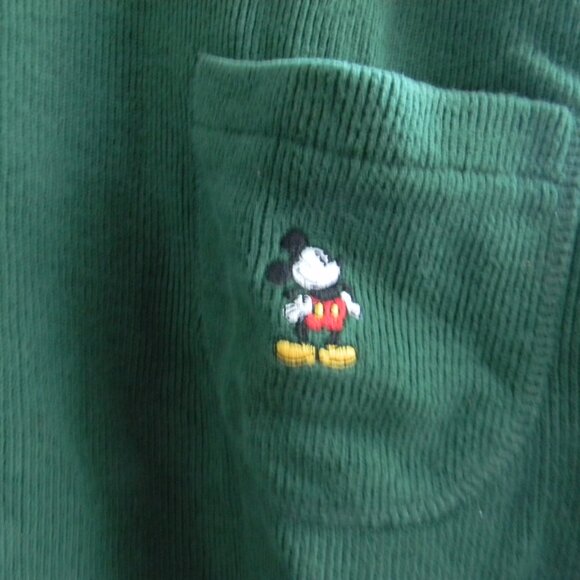 Mens Walt Disney World Green Long Sleeve 100% Cotton Size XL - Picture 2 of 4